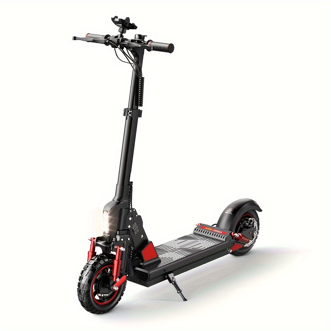 

500w 48v 13ah Electric Scooter, Fast-charging 500w Motorized Scooter, 24 Miles Range, 20mph Portable Folding Commuter Electric Scooter For Adults, Dual Suspension Braking With Front Bag Phone Rack