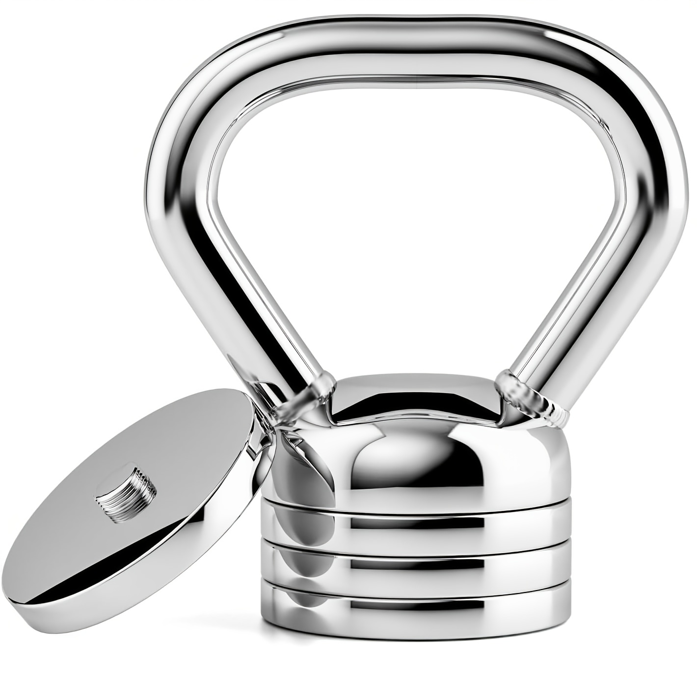 Image of Northdeer Adjustable Kettlebell 5kg/ 10kg - Compatible With All Northdeer Steel Weights - Dumbbell For Strength Training Fitness Workout Home Gym