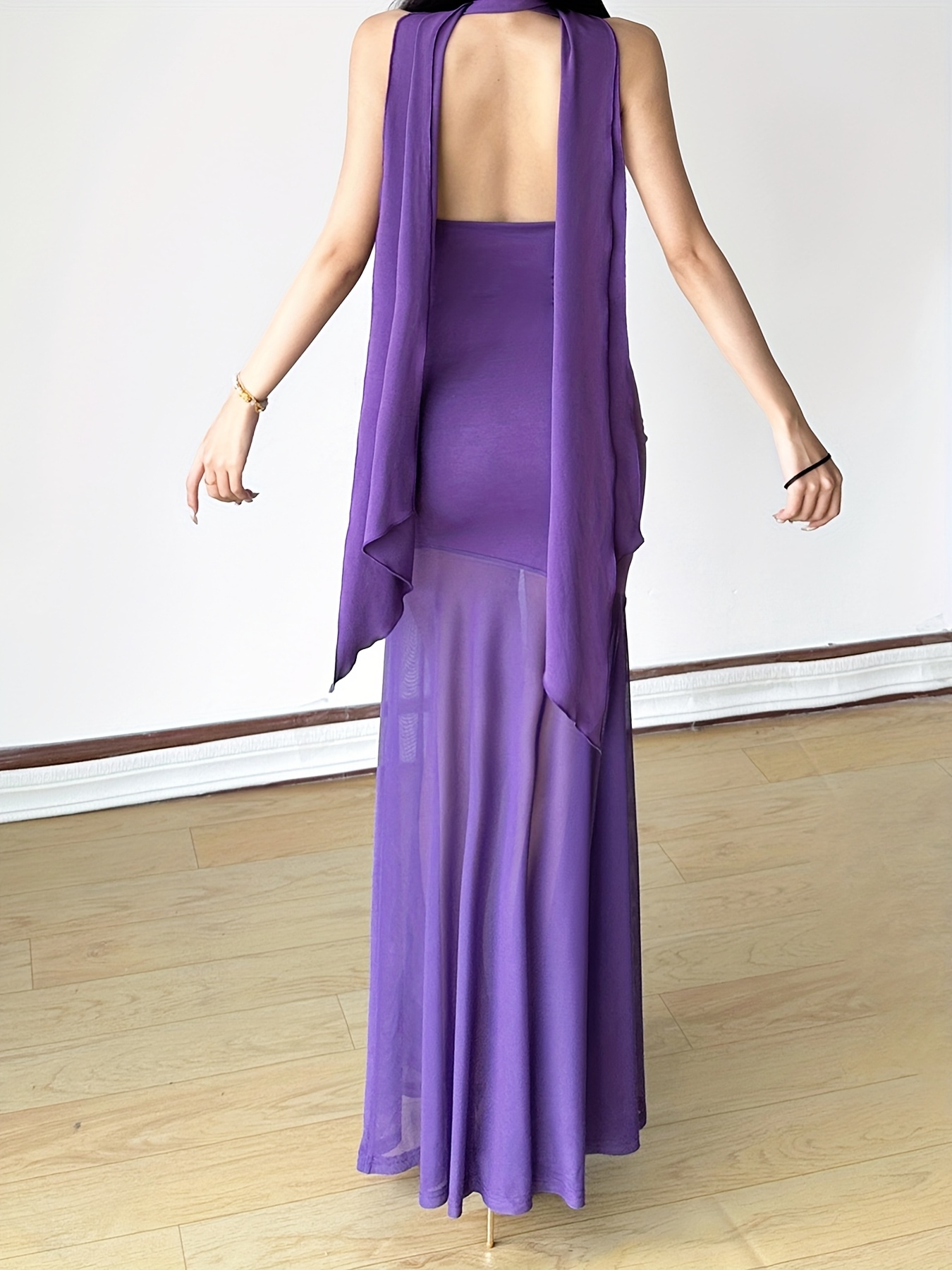 halter top ball gown prom dresses A Line Off White Halter Prom Dress Long Formal Dress PG970 US2 / Custom Color main image 0