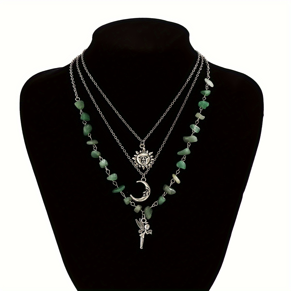 3 Piece Bohemian Layered Necklace Set