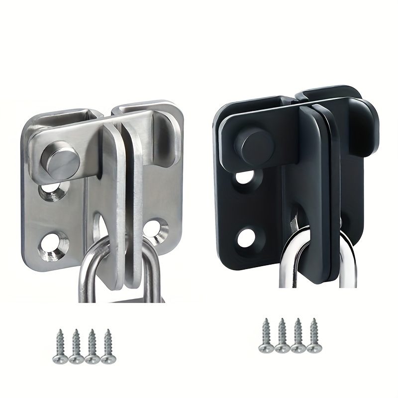 

Metal Sliding Door Lock - Safety For Barns, Cabinets, Pet Cages, Gardens, Bathrooms & Garages