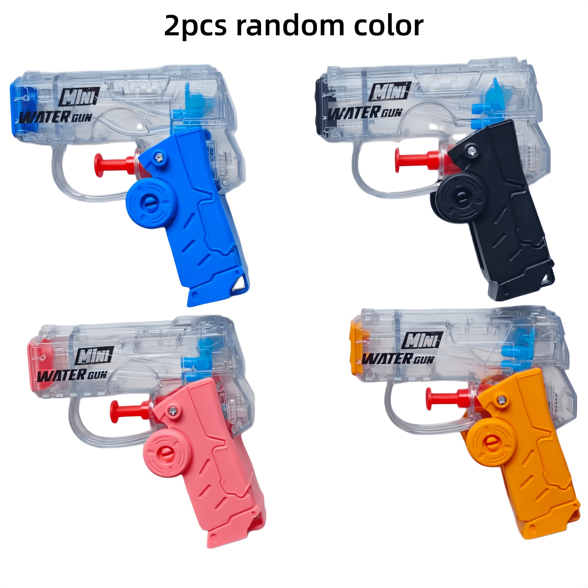Image of Fei Foldable Mini Spin Water Blaster Toy, Dual Spray Portable Summer Splash Toy, Compact Fidget Water , Indoor Outdoor Fun Gift, Random Colors