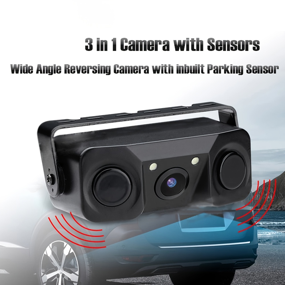 camera de senzori de   3 în 1   cu vedere nocturnă led, afișare a imaginii în     și funcție de alarmă - potrivită pentru mașini, camioane, rulote, senzori de   auto, îmbunătățirea siguranței vehiculelor, accesorii moderne pentru mașini, construcție durabilă Detaliile articolului 4