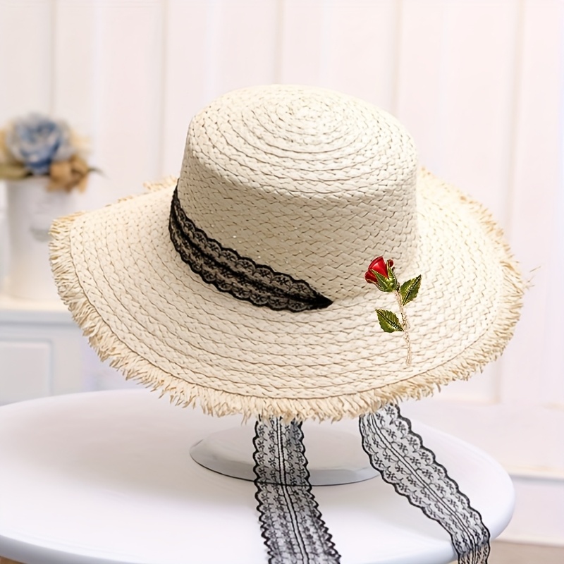 Image of Fashion Roses Popular Pins Women Coat Evening Gowns Brooch Additions Gift