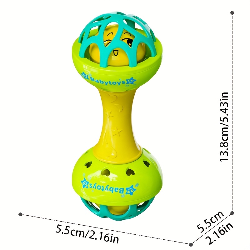 3pcs Vibrating Youngsters Hand Rattle Toy for 0-3 Years