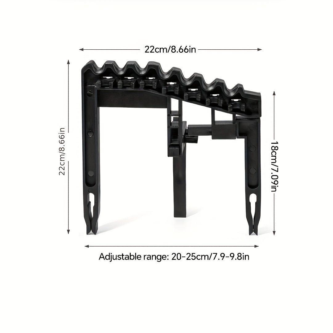 support de rangement pour clubs de golf  ,   pour 9 clubs, réduction des   de tête, largeur réglable zj018