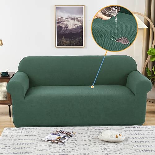 an european and sofa cover with corn grain jacquard featuring elastic full coverage this sofa protector is suitable for removable and washable cat scratch resistant and