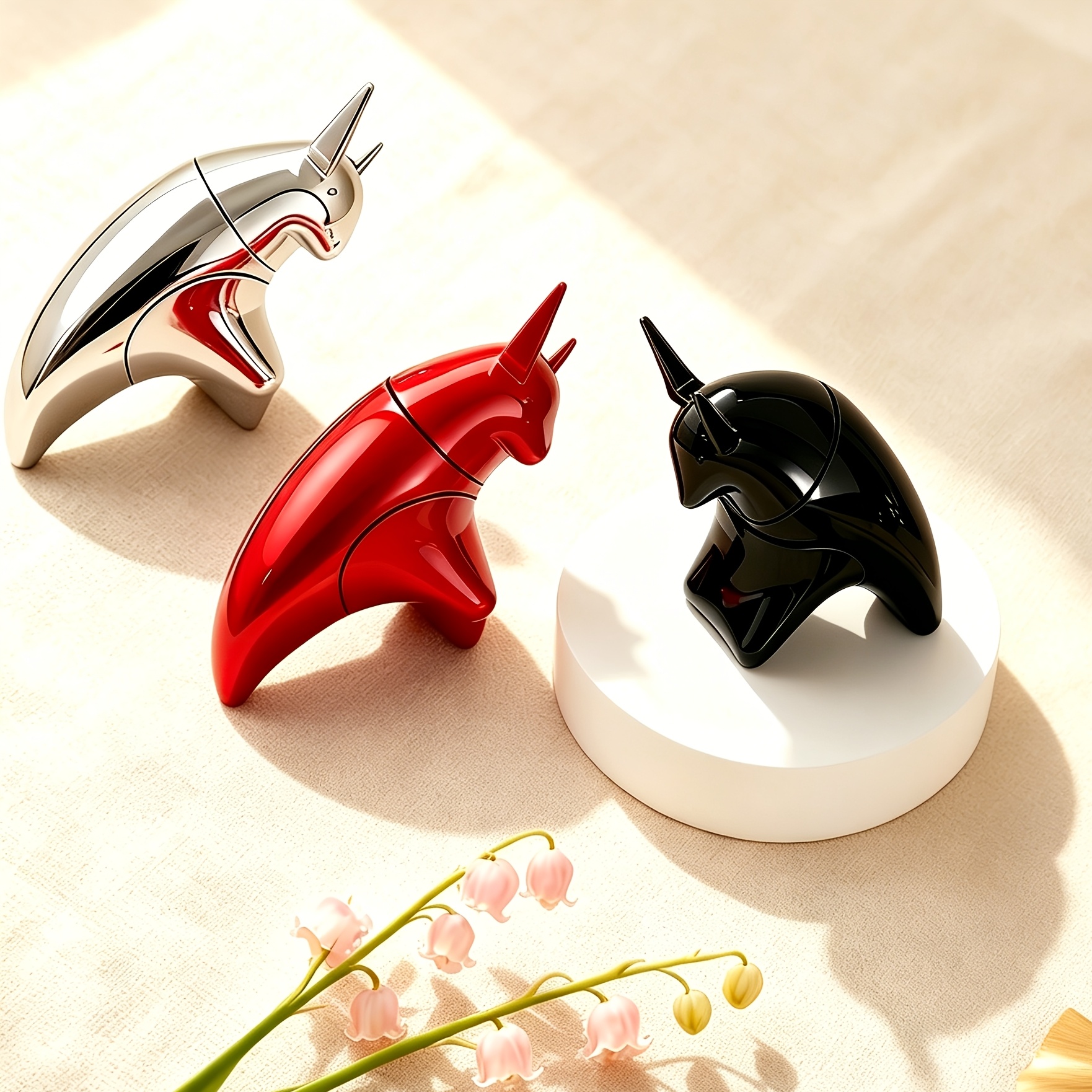 Image of 3pcs Long-lasting Perfume For Men And Women, Unique Shape Perfume, Scent, Ideal For Dates, Daily Use, Parties, Valentine's Day And Christmas Gift, , 75ml *3