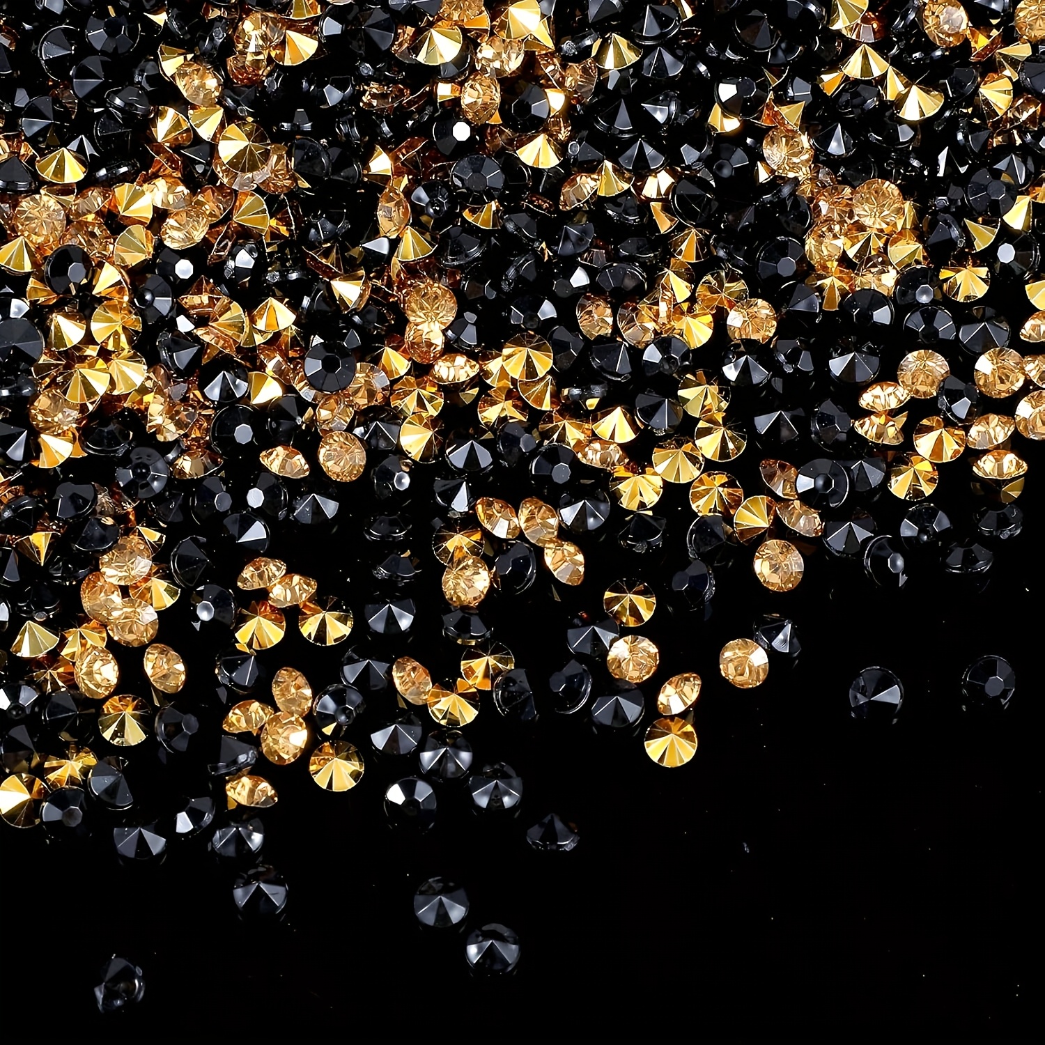 TEMU 2065pcs Wedding Table Scatter Confetti Crystals Acrylic Diamonds Rhinestones For Table Centerpiece Decorations Wedding Bridal Shower Decorations