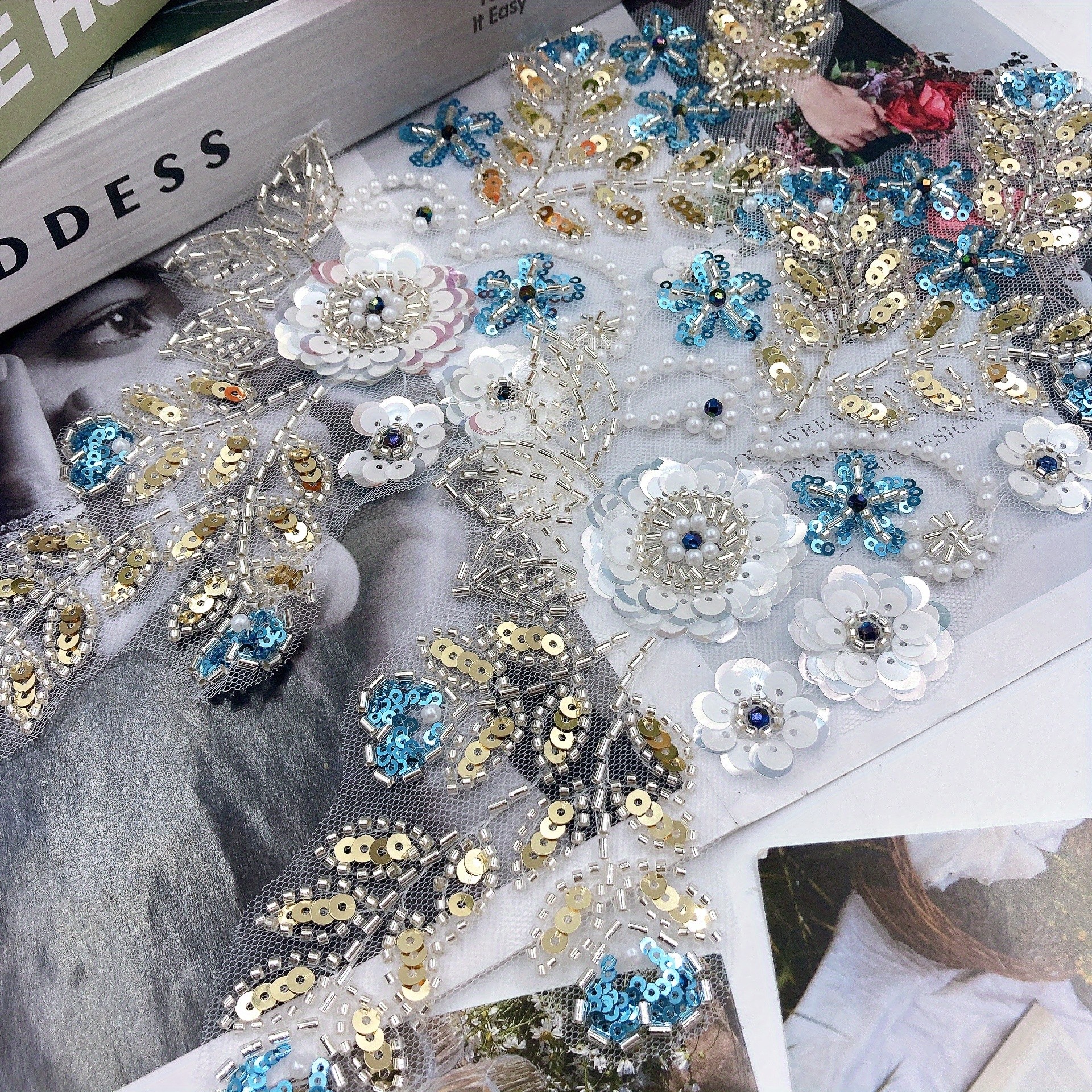 Exquisite Luxury Handmade Flower Brooch, Dress Decoration