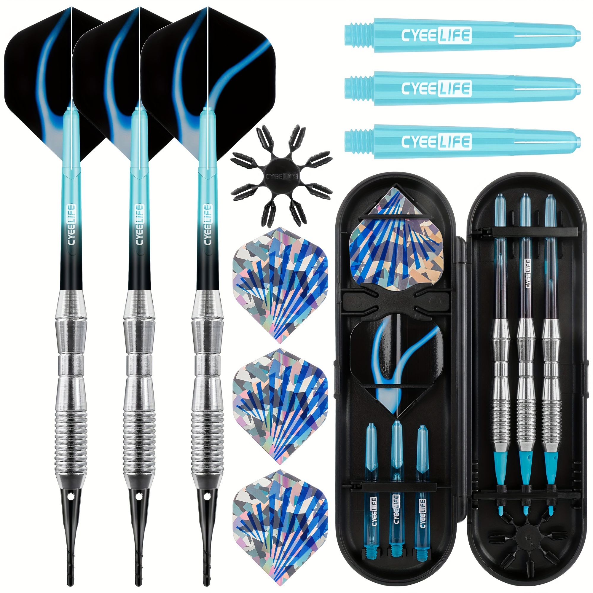 

Cyeelife 18g Dart Set - 3pcs, Boards, Pc & Iron Construction, Christmas, Father's Day, Halloween, Teacher's Day, Thanksgiving