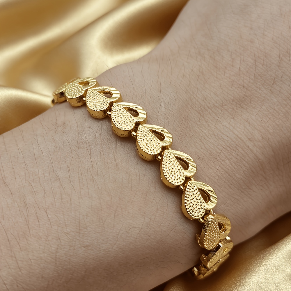 TEMU 1pc Golden Luxurious Bracelet With , Ideal Accessory For Parties, And Summer Vacations, Gift For , And , For Teenager