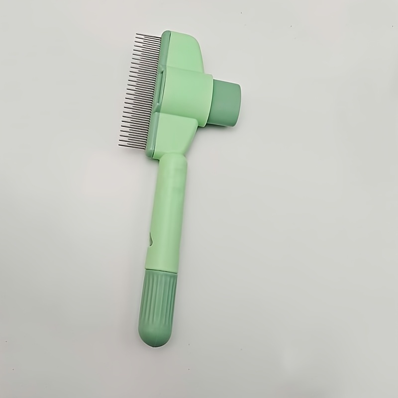 TEMU 1pc Pet Supplies Small Animal Bathing Grooming Tools Small Pet Comb Self-cleaning Pet Grooming Comb Anti-parasite, Dense Tooth Brush