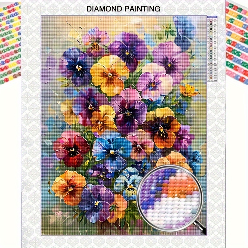 

Complete 5d Diamond Painting Kit, 15.7x19.7in, Round Diamond Landscape Art For Bedroom & Living Room Decor - Includes Full Tools & Canvas