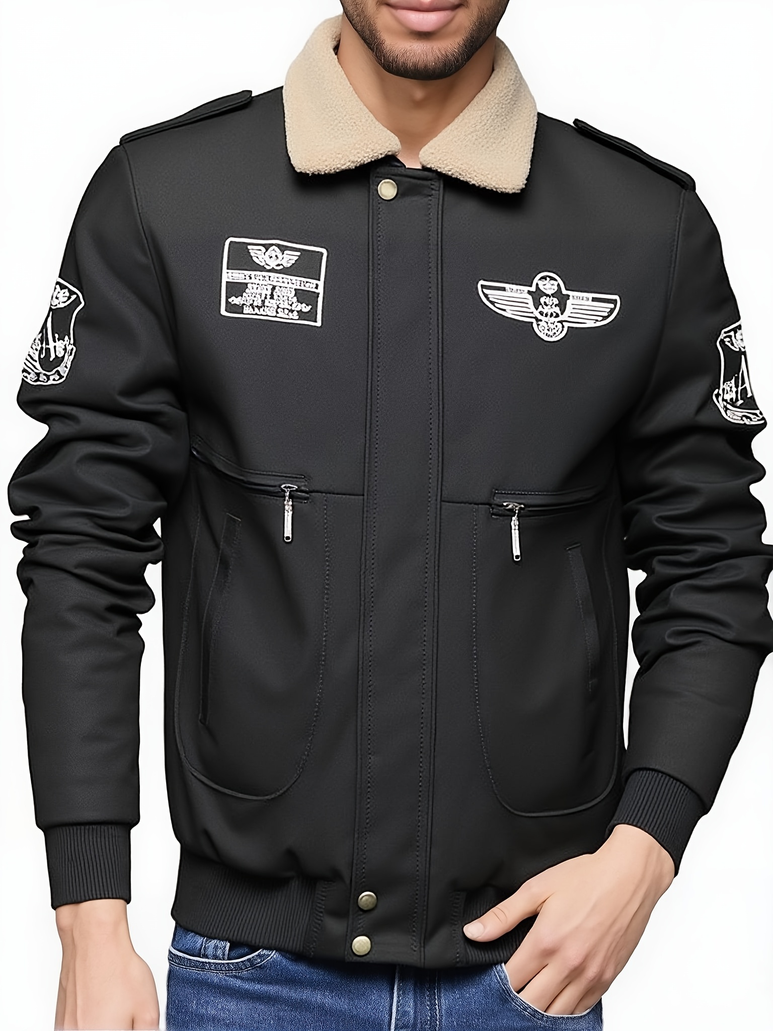 Leather Jacket Jackets For Sub Zero Weather Men's Flying Jacket