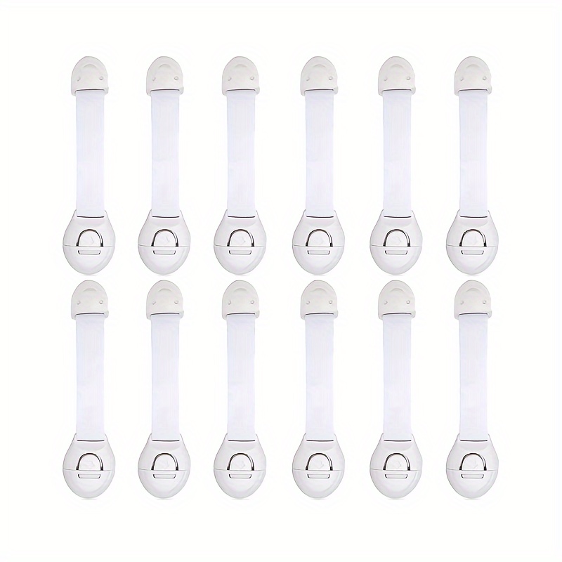 Locks Child Safety Cabinet Locks 12pcs Safe Adhesive Drawer Door Latches No Screws And Magnets For Furniture Kitchen Ovens Toilet Seats Strap Fridge, Cabinets