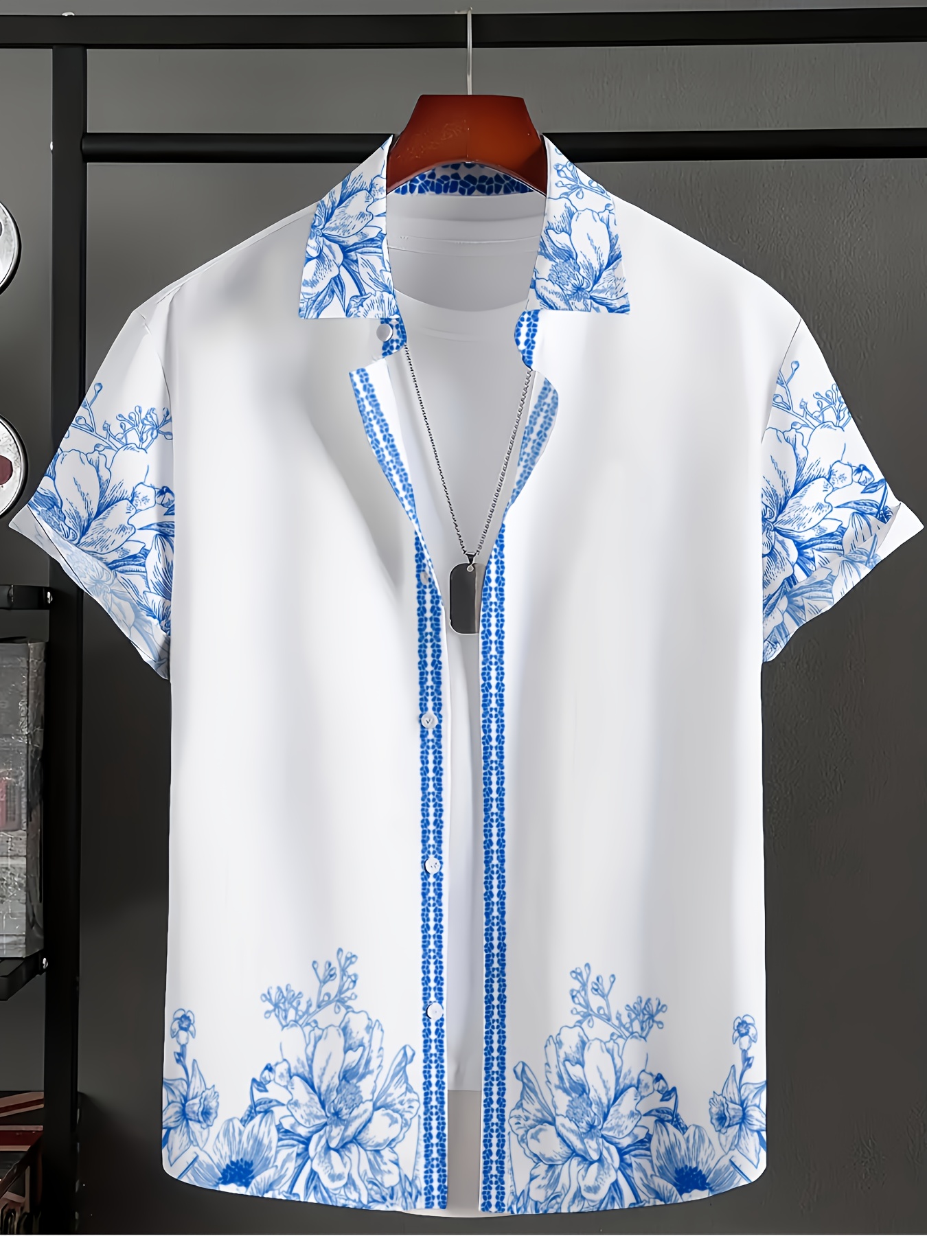 Chemise Homme Vintage Zendrop Polyester - Décontractée - NEUF Avec Étiquettes