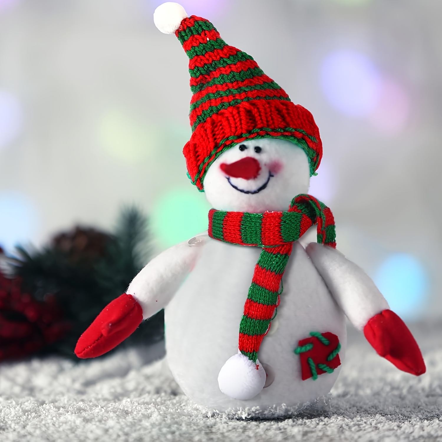 8pcs christmas mini knitted doll hat scarf decorations mini Temu