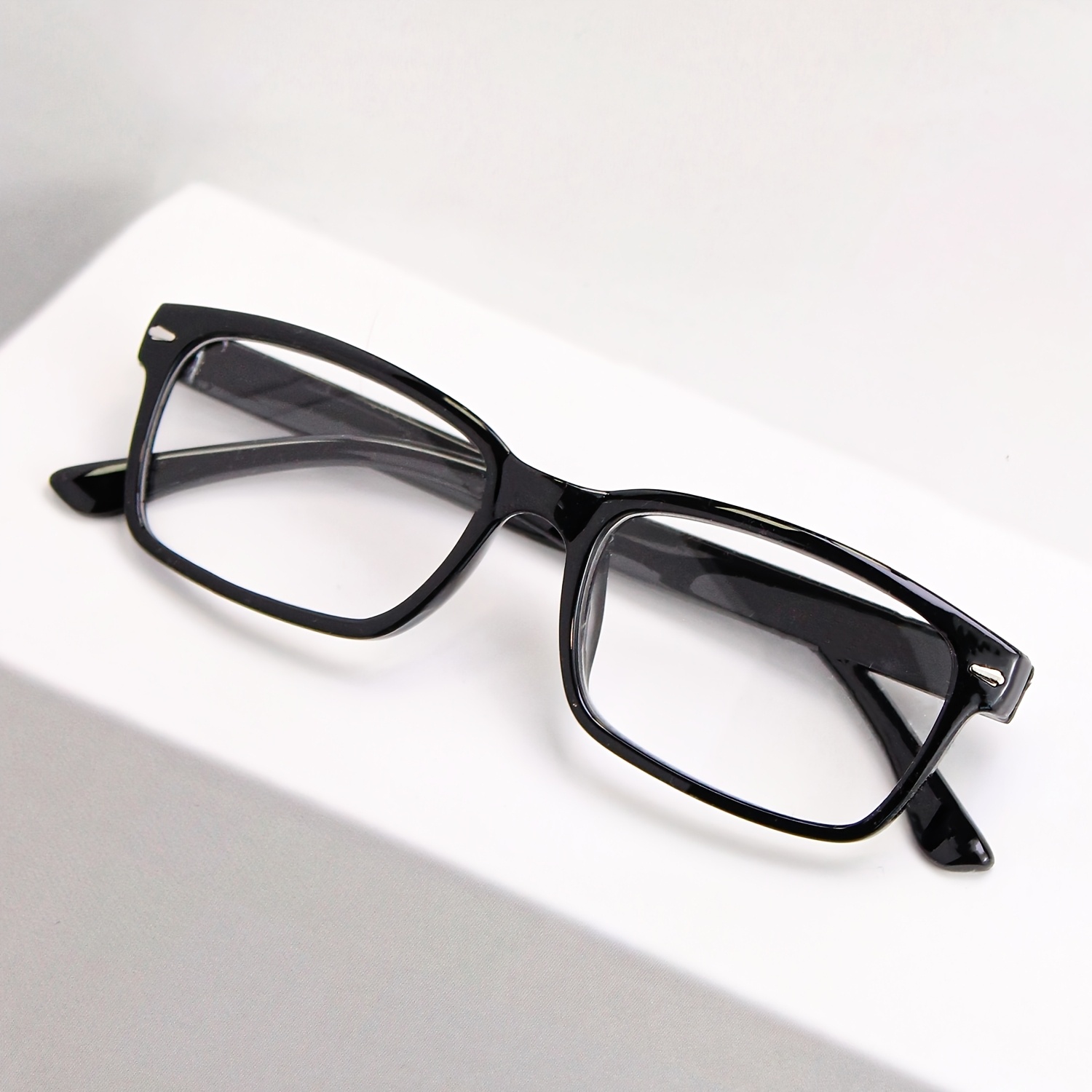 9pcs Unique Rectangular Frames Reading Glasses Set