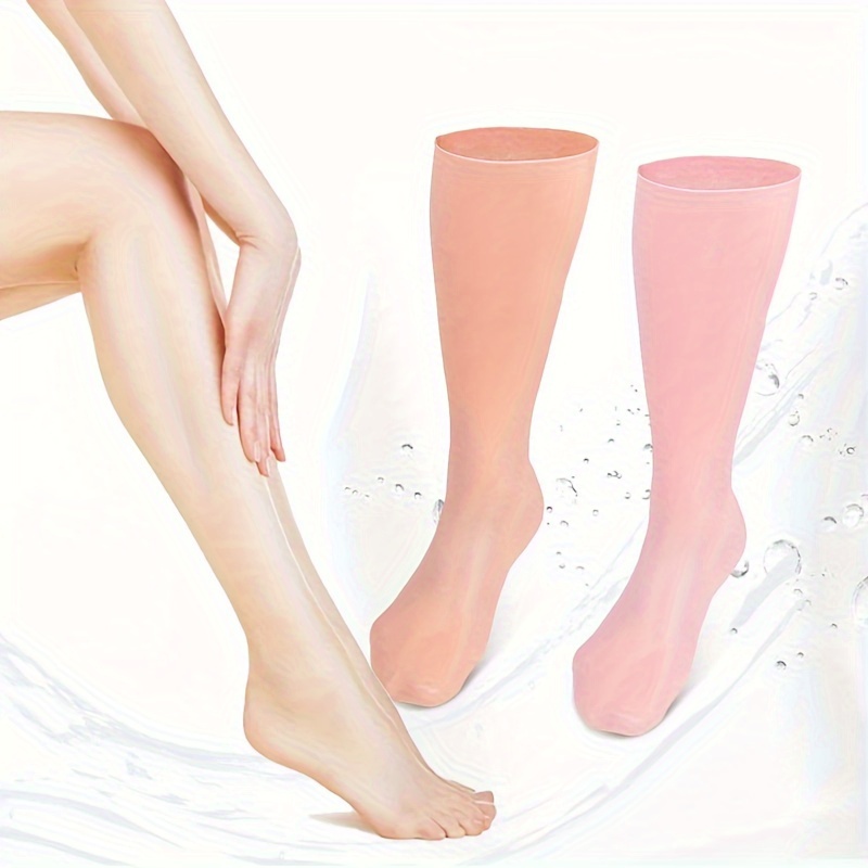 Long Silicone Socks Moisturizing Socks Aloe Socks Reusable - Temu