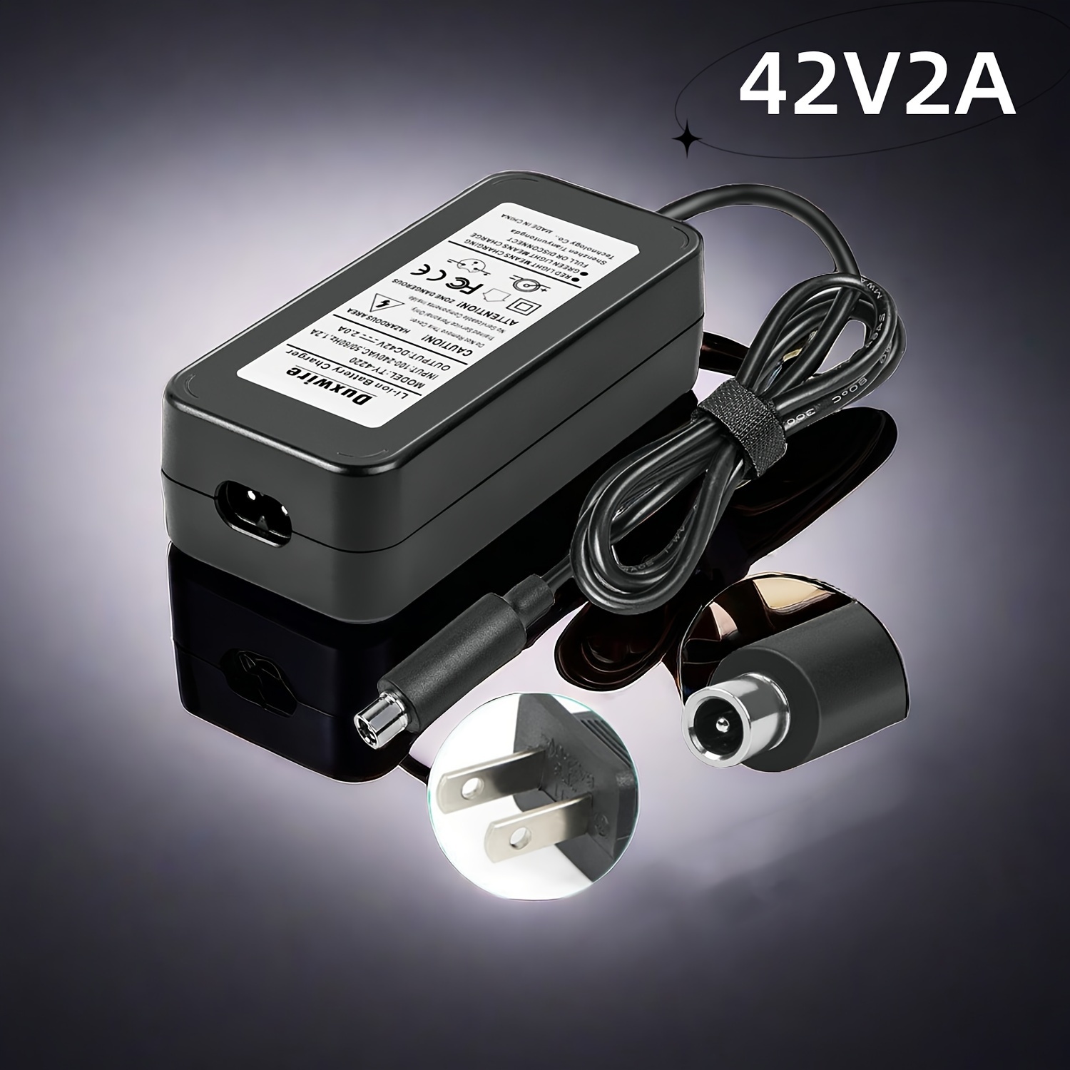 Generic 42V 2A Electric Bike Scooter Li- Charger Bicycle Balance