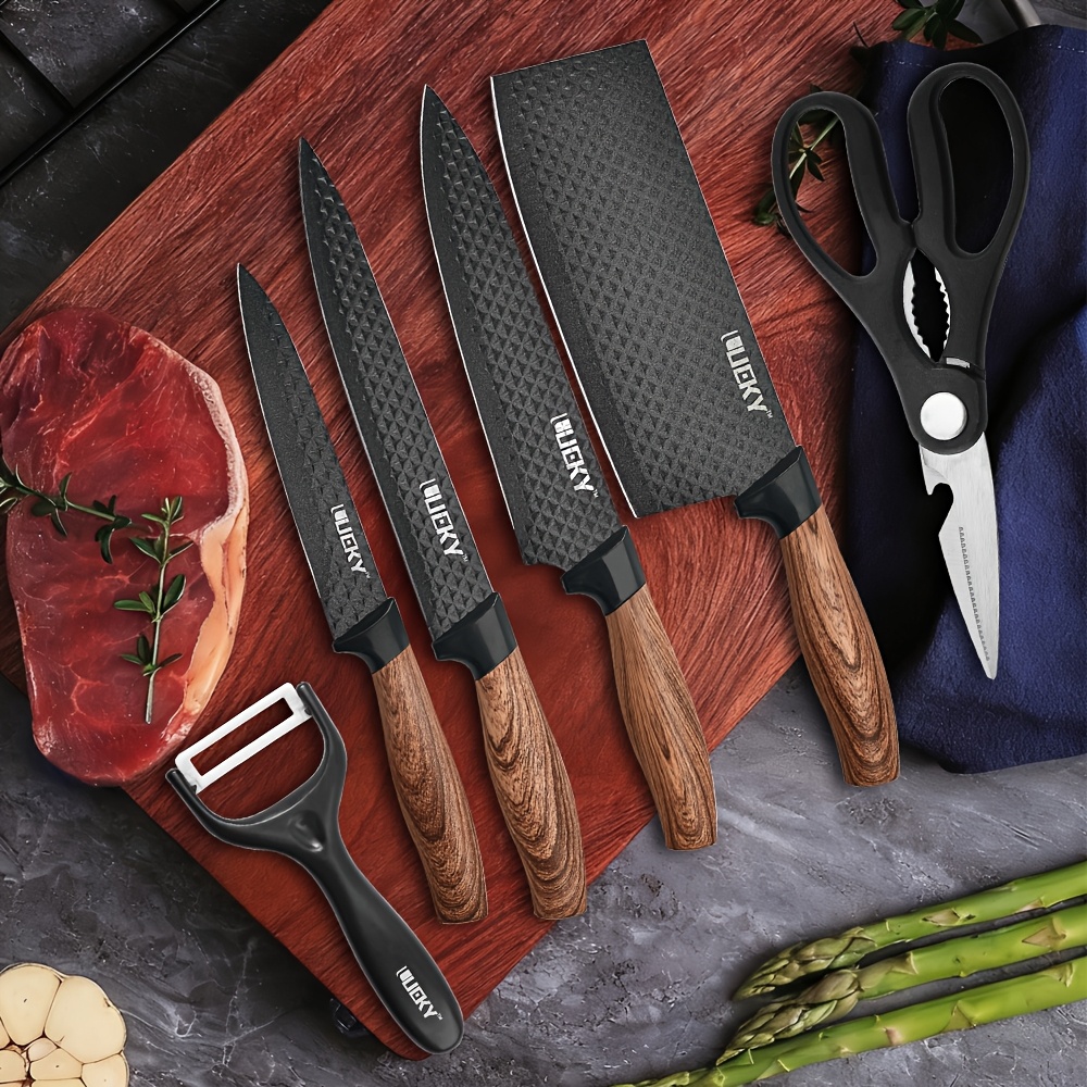 Juego de cuchillos de cocina LIEKY® de 6 piezas