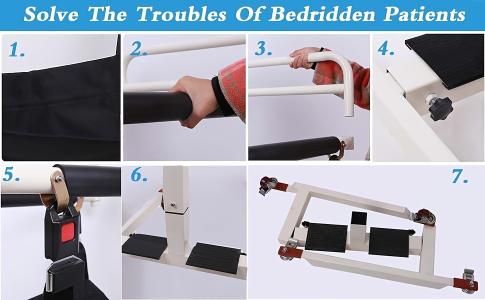 transfer chair   for home   lift for car lightweight bedside bathroom shower chair   aid 275lbs Product details 4