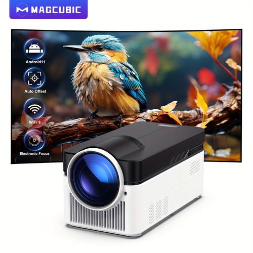 throw 11 projector with auto offset electronic focus native 1080p 900 ansi wifi6 h716 air mouse