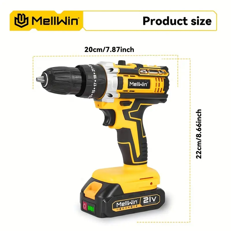 electric drill 10 impact drill electric screwdriver set electric tool kit for home drilling diy tools fathers day gift Product details 3