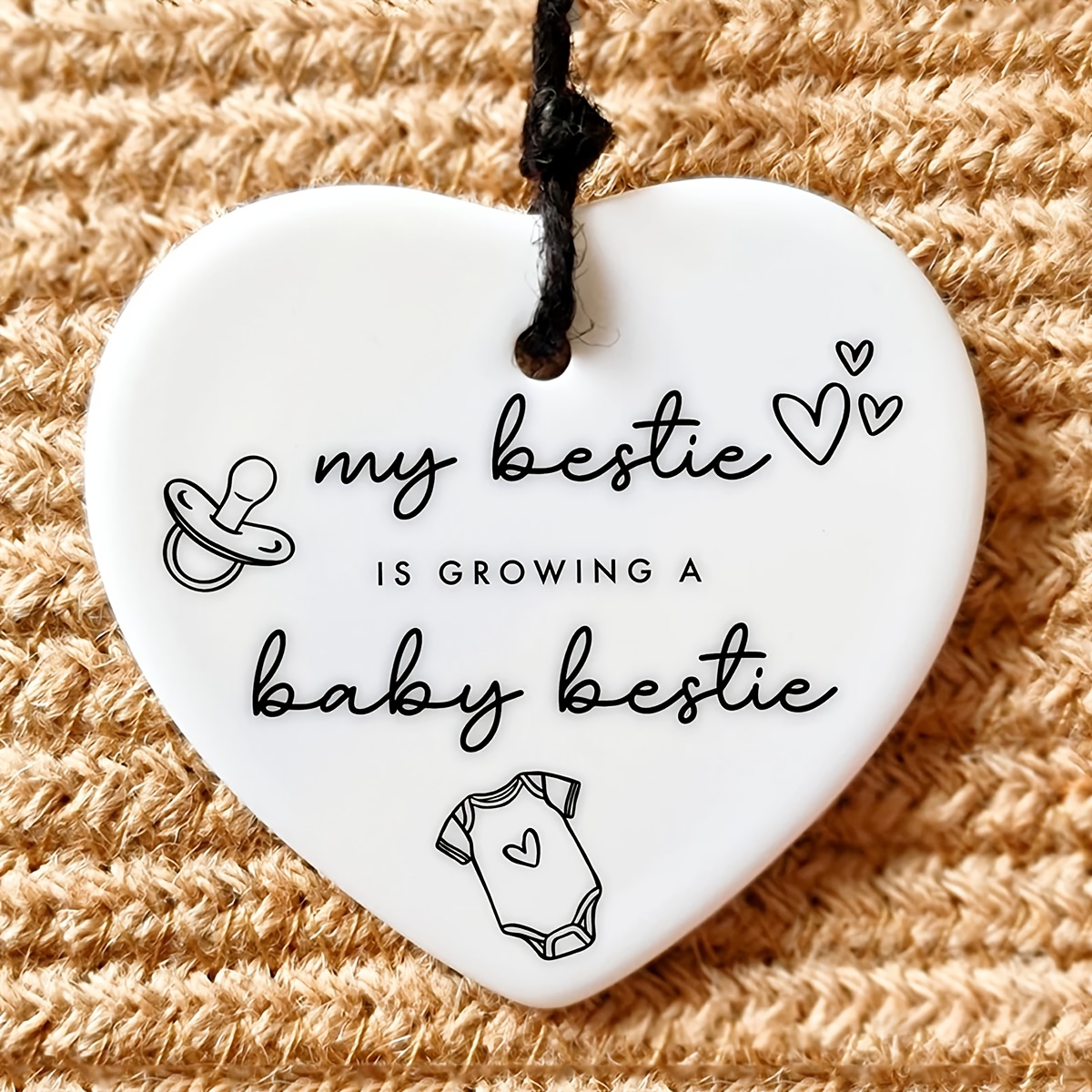 2d flat 2d 1pc 2pcs acrylic pendant ornament   friend is expecting a   friend lovely present for an expecting mother