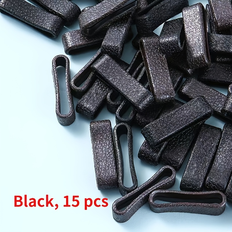 TEMU 15 piezas de anillos de repuesto para trabillas de cinturón, hebilla de fijación para de cinturón de hombre, accesorios para trabillas de