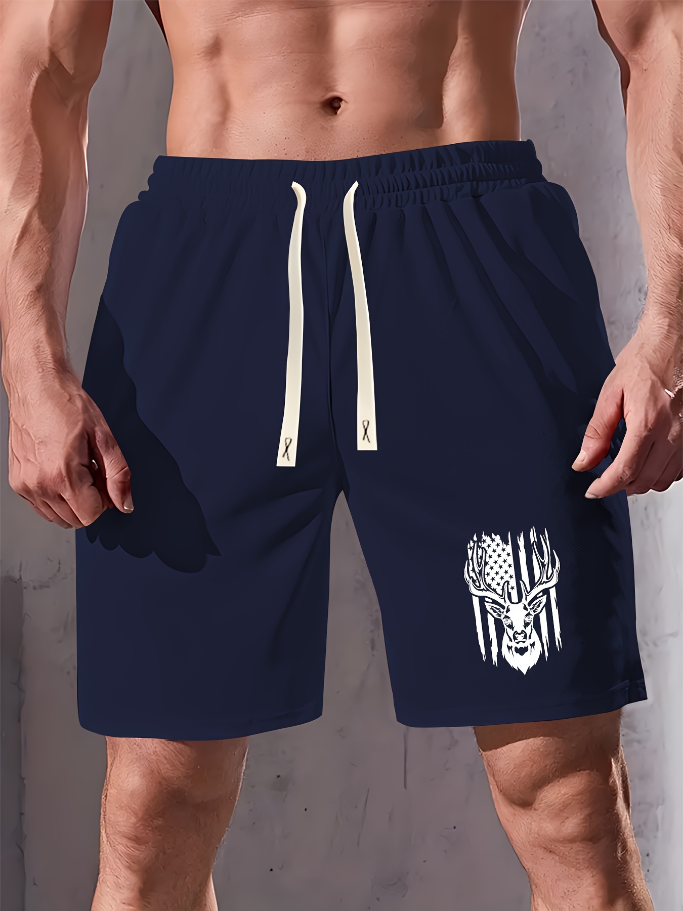 Men's American Flag Pattern Print Fashion Novelty Boxer - Temu