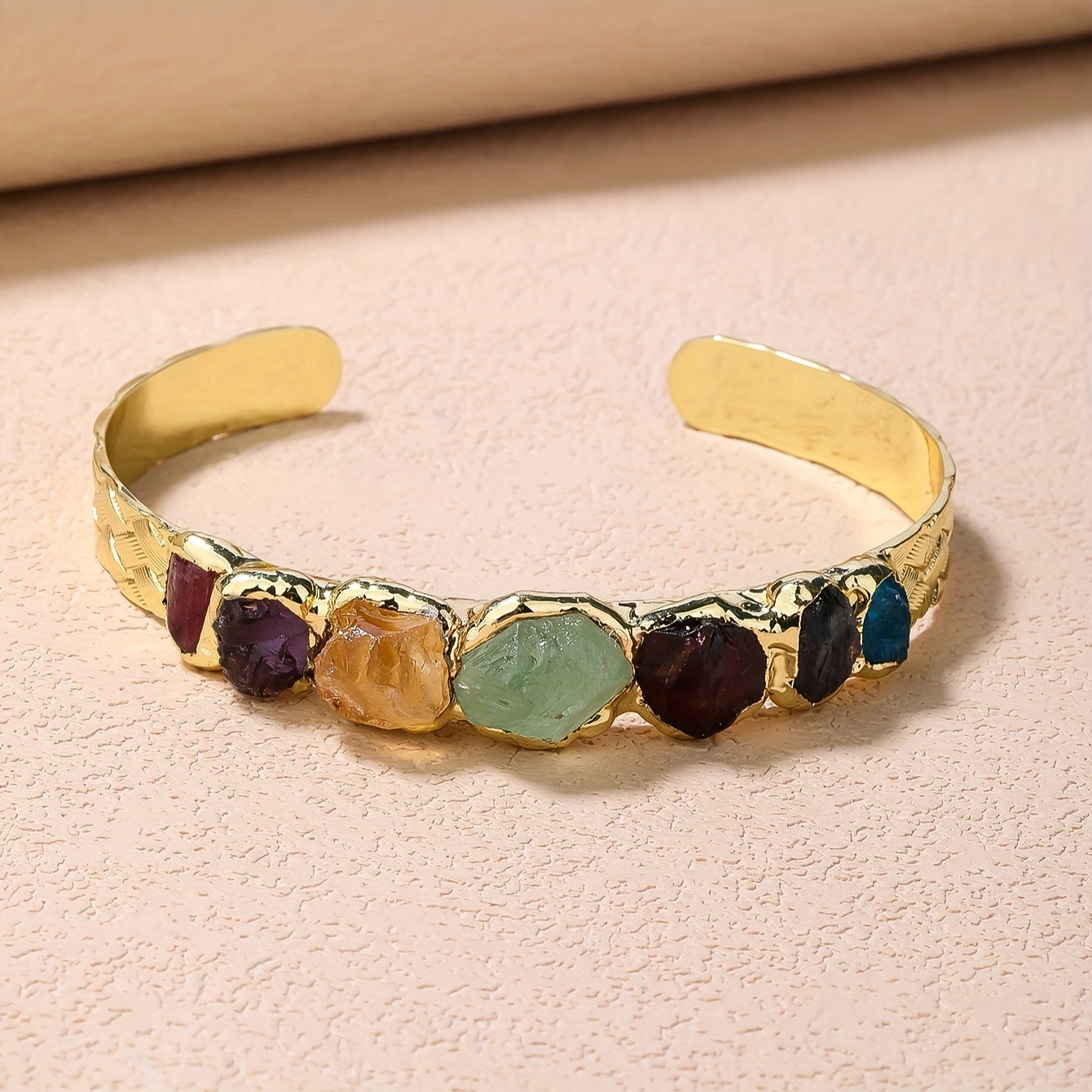 Multicolored Mosaic Crystal Bracelet