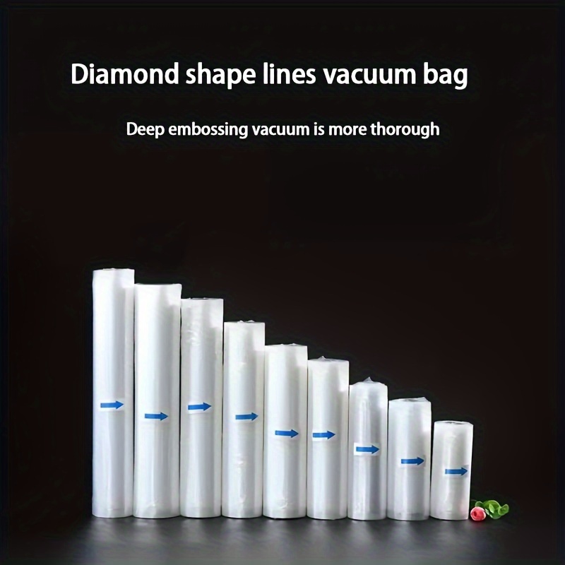 

1pc Vacuum Sealed Bag, Vacuum Storage Bag, Recycling, Hot Or Cold, Vacuum Sealed Bag, Large Capacity Storage, Essential For Home