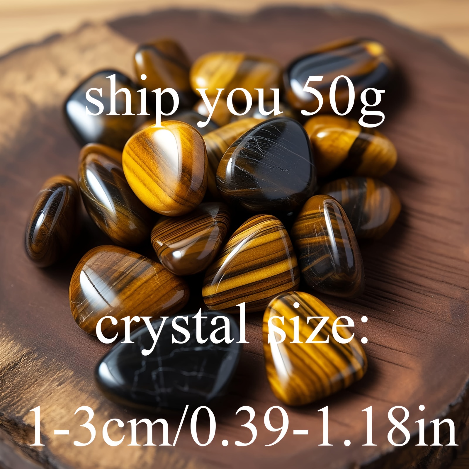 50g/100g Eye Polished Gemstone Set Hand- Natural Tumbled Gemstones And Rocks Home Decoration
