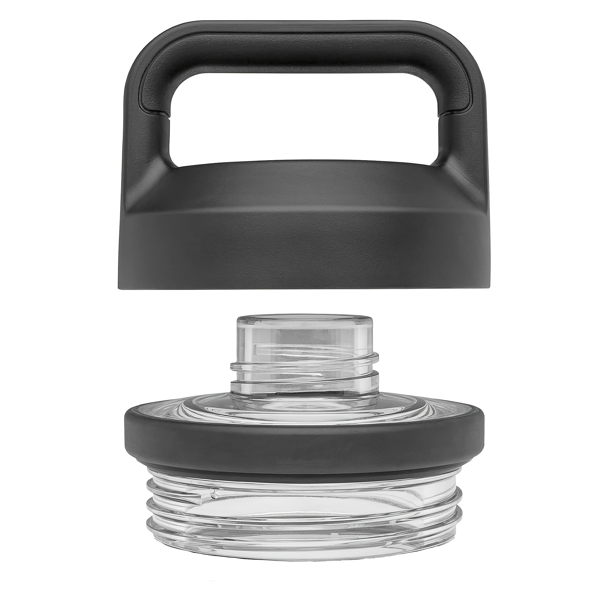 

1pc Sports Water Bottle Replacement Lid, Compatible With (18oz/36oz/64oz Water Bottles), Double Drinking Lid