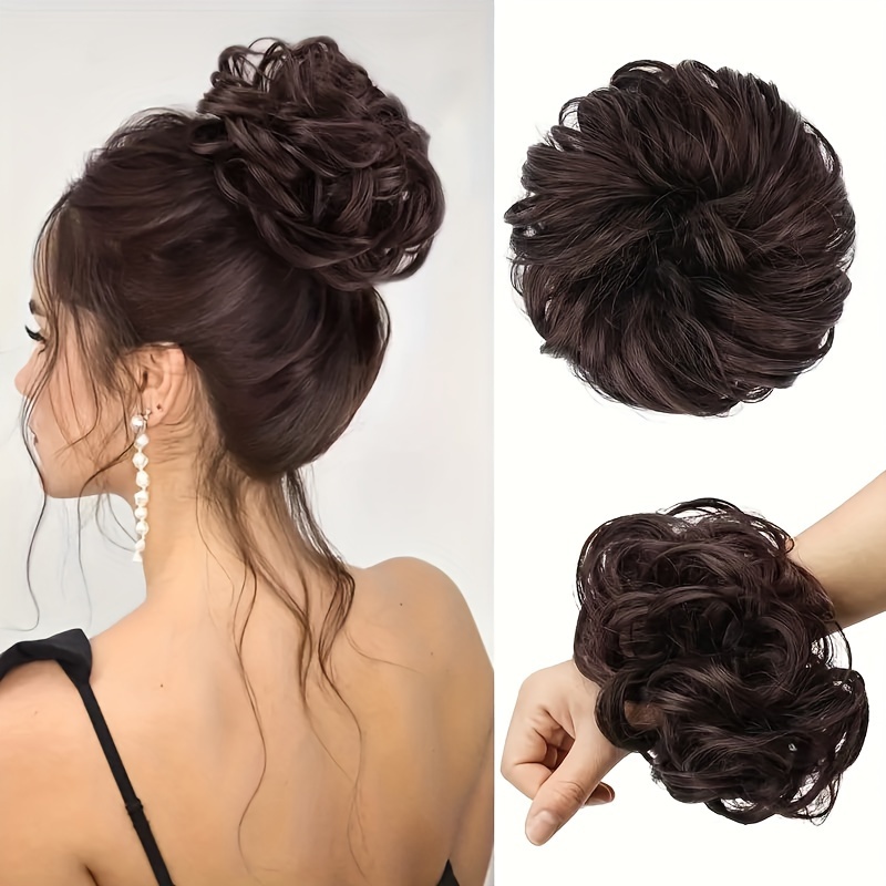 Messy Bun Extension Curly Hair Buns Hair Pieces Women - Temu Australia