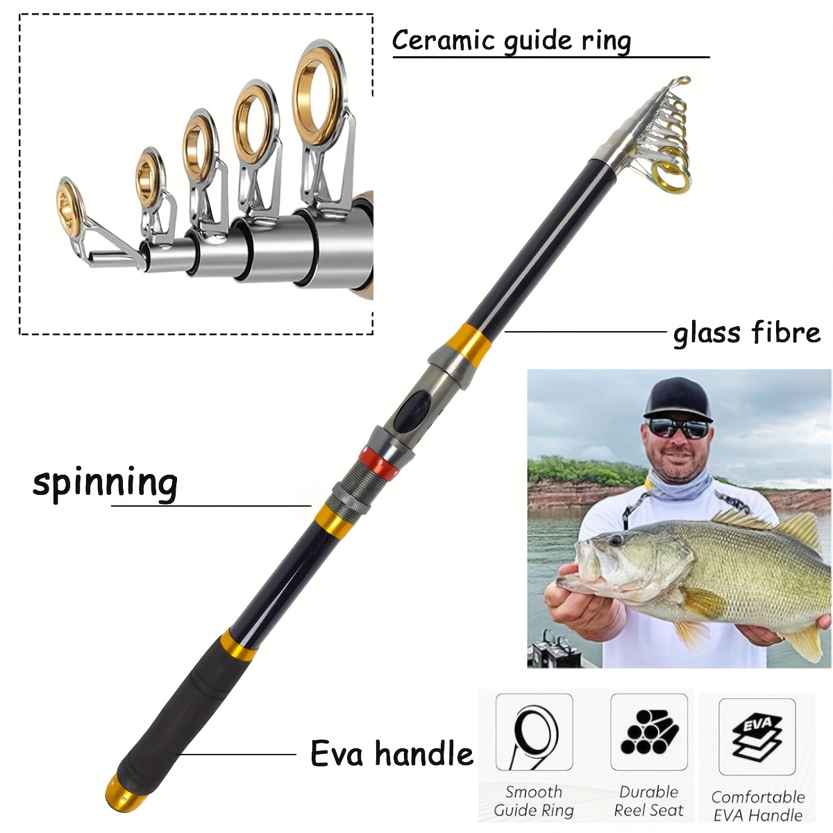 best fishing accessories 2021 PLUSINNO 263Pcs Kit – Plusinno Spod Reel Daiwa Emblem Color:Slime Green Series_Brist Compact B.C.5