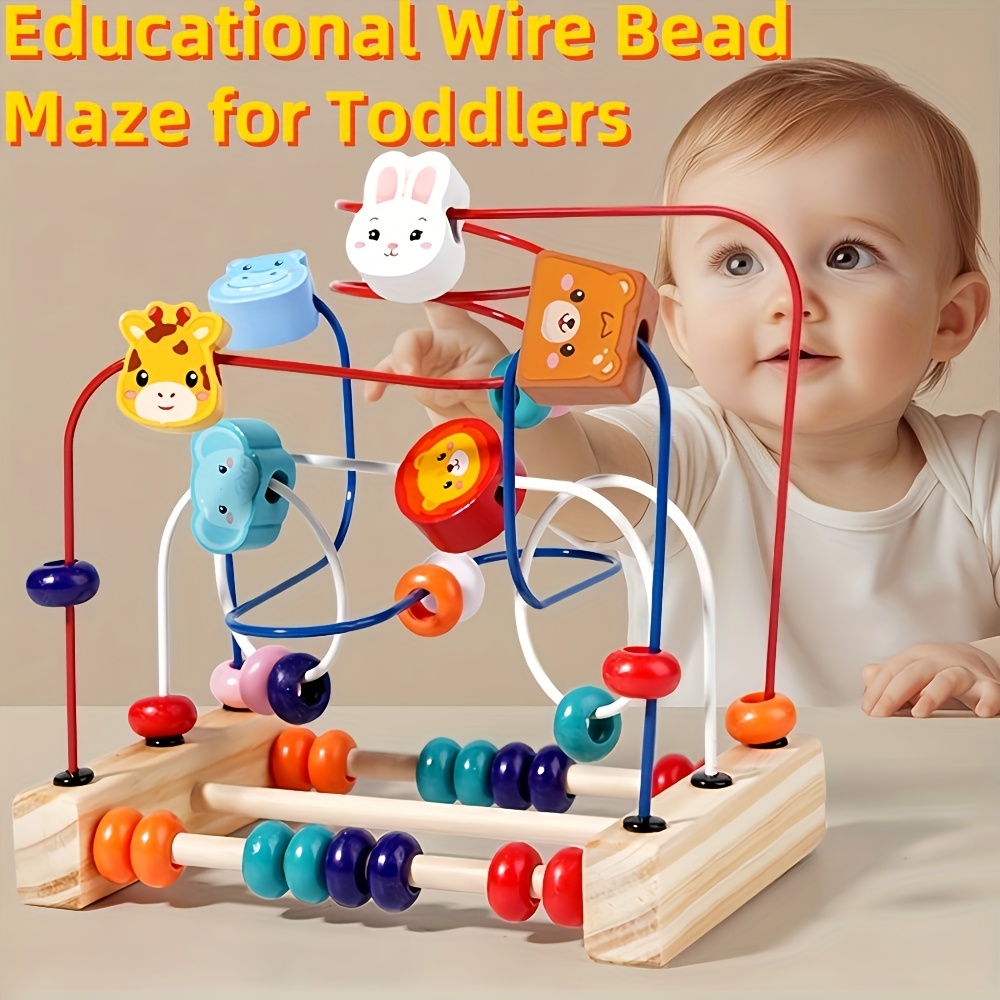 baby bead wrapped puzzle early education toy for infants and young children