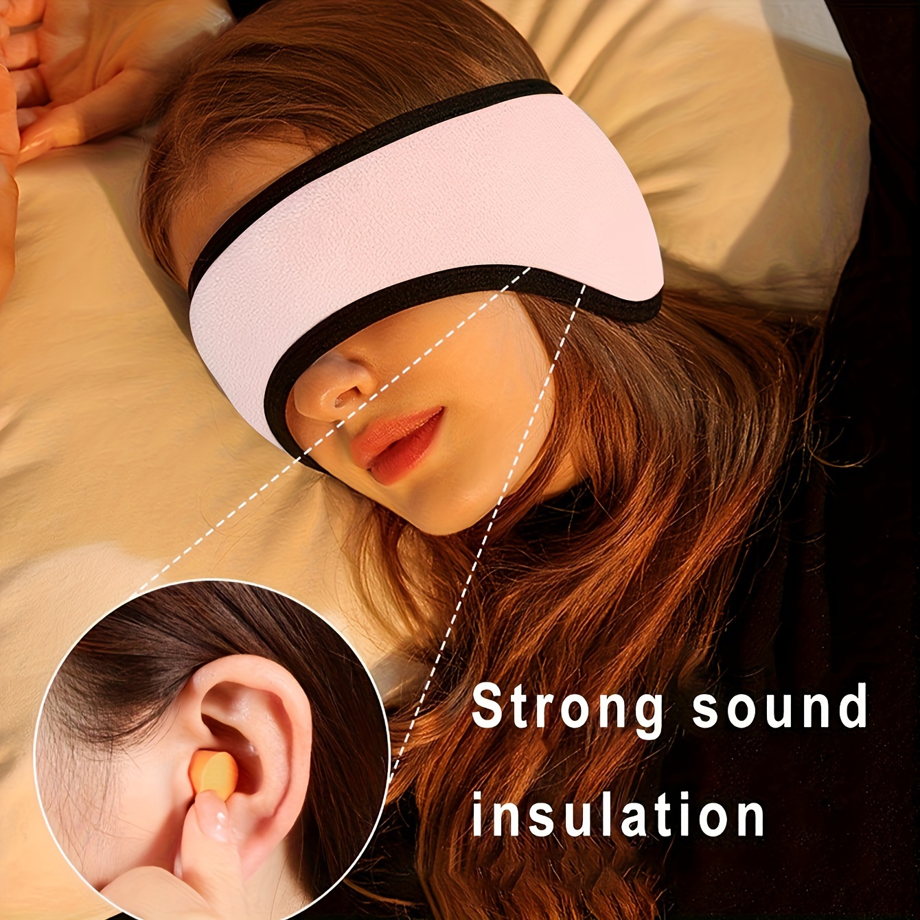 

Quiet Comfort Sleep Set - Earplugs And Adjustable Eye Mask - Ideal For Travel, Napping, And Restful Sleep