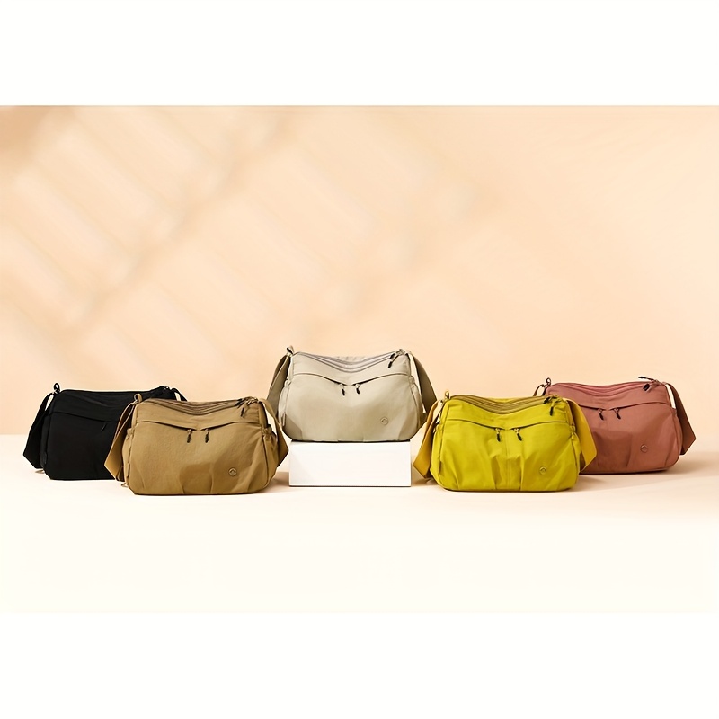 womens crossbody bag with double pockets suitable for   featuring a large capacity for casual use this easy and stylish commuting bag is versatile with multiple pockets   organizing travel essentials Product details 2