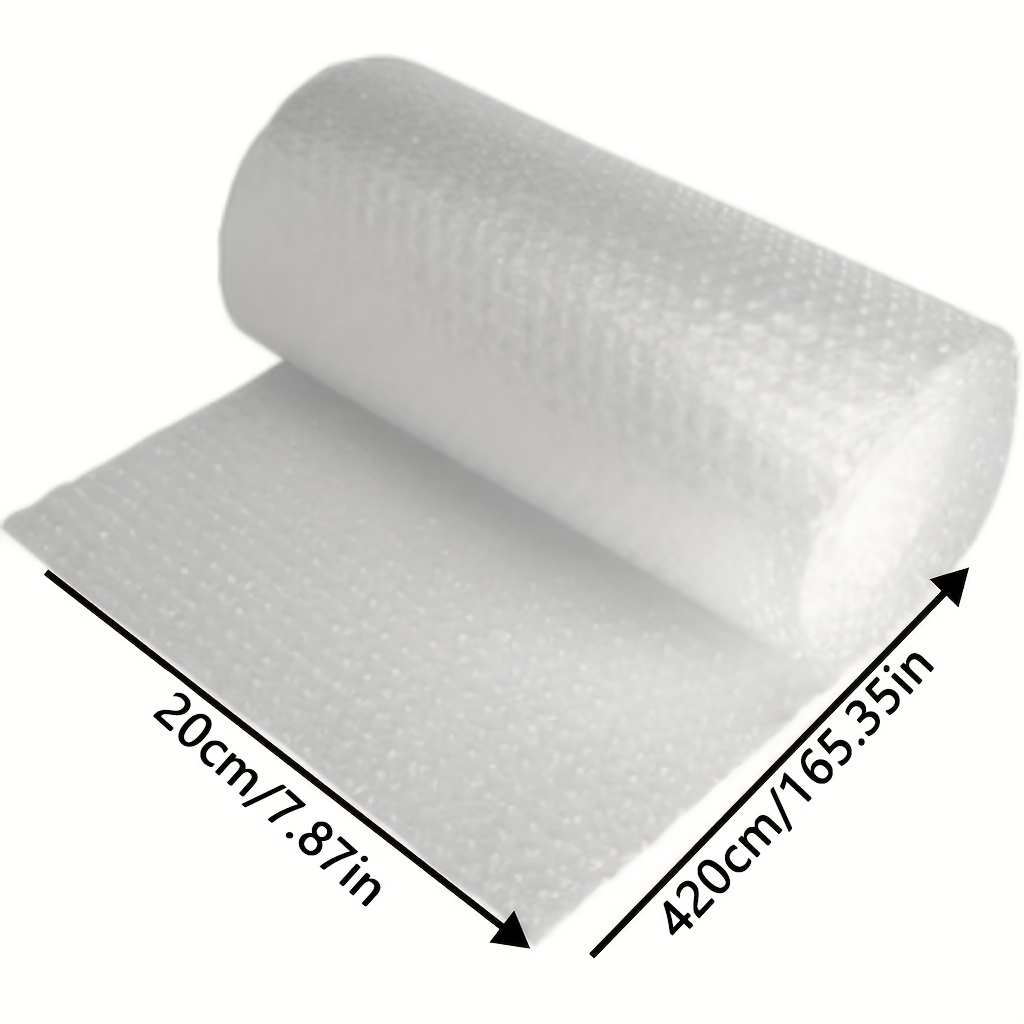TEMU Thick Rolled Air Cushion Packaging Foam - Suitable For Shipping, Moving, - Shock-absorbing Cushioning, Polyethylene Material