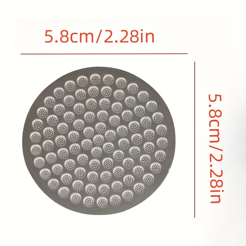 TEMU 1pc Coffee Machine Parts And Additions Secondary Coffee Water Distributor 51/53/58mm Double Layer Coffee Filter Stainless Steel Italian Filter
