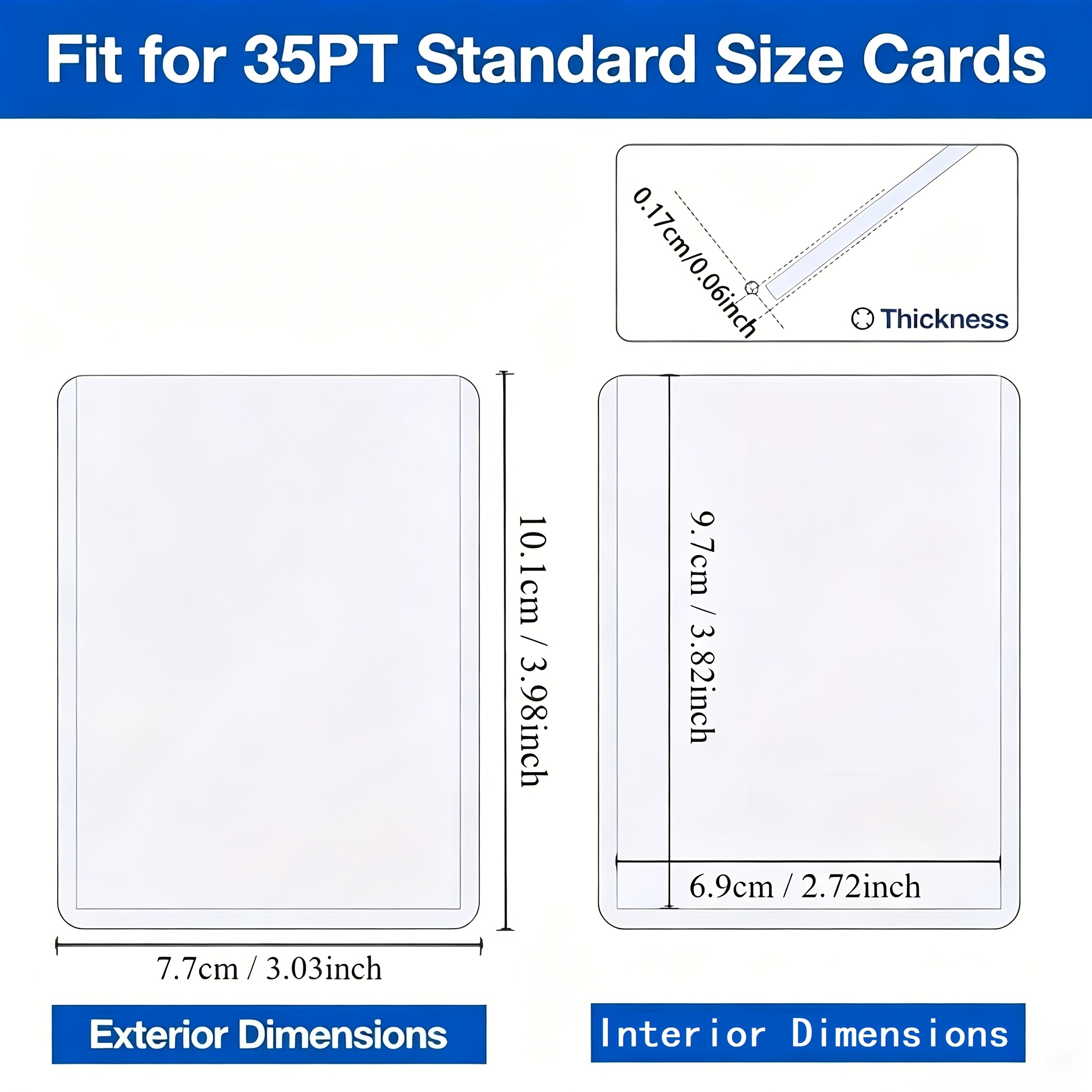 standard size card sleeves dimensions Sleeve Kings Standard USA Chimera Card Sleeves (57.5x89mm)