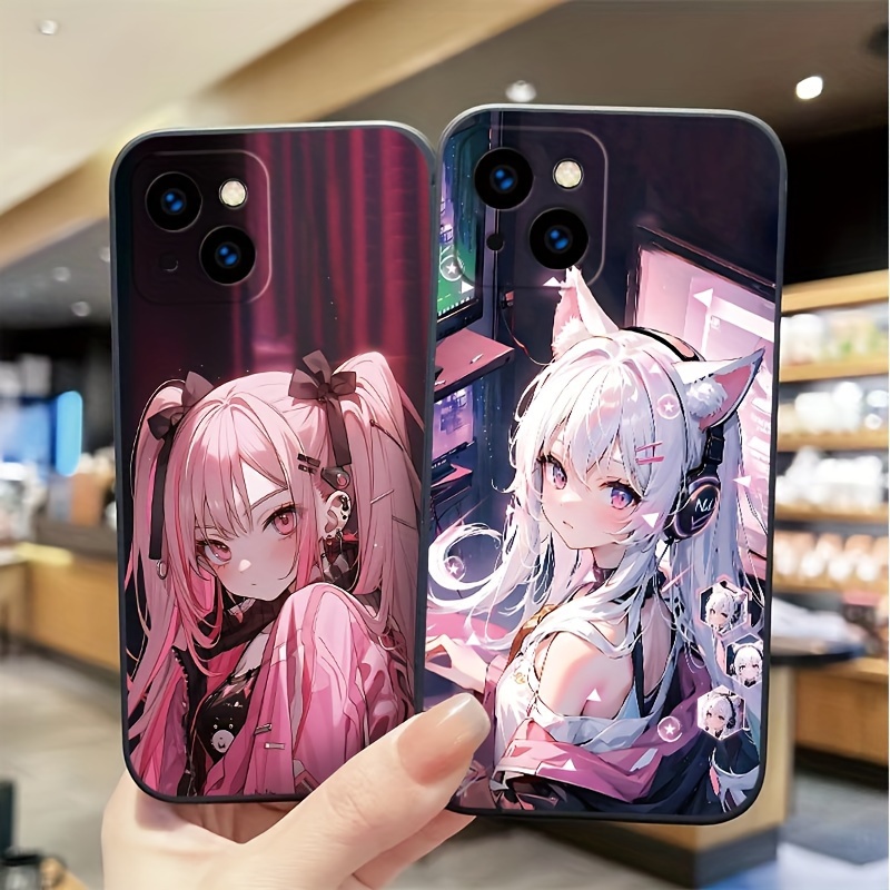 

Anime Girl Phone Case For Iphone Series, Tpu Material, Anti-fall, Cute Fashion Gift For Boys And Girls - Z0077