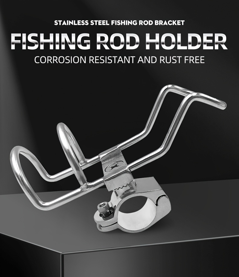 steel fishing rod holders 360 adjustable 25mm - Temu