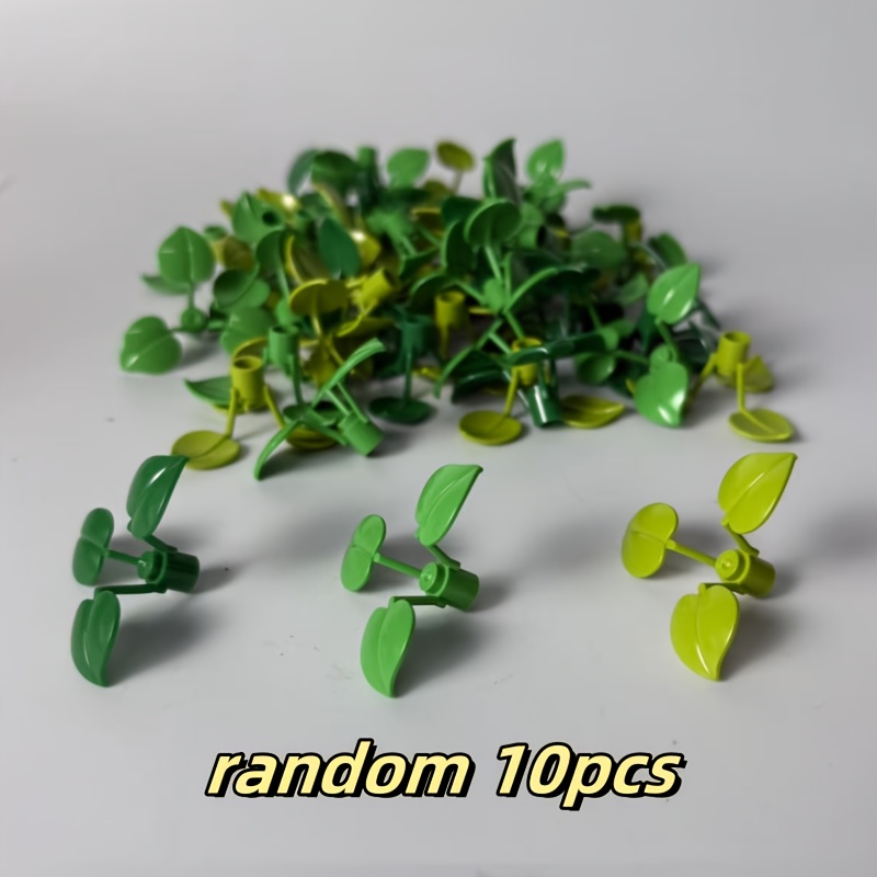 Image of Wide Clover, Peach Leaves, Flowers, Plants, Building Blocks, Accessories, Plant Scenes, And Building Block Accessories Random Color