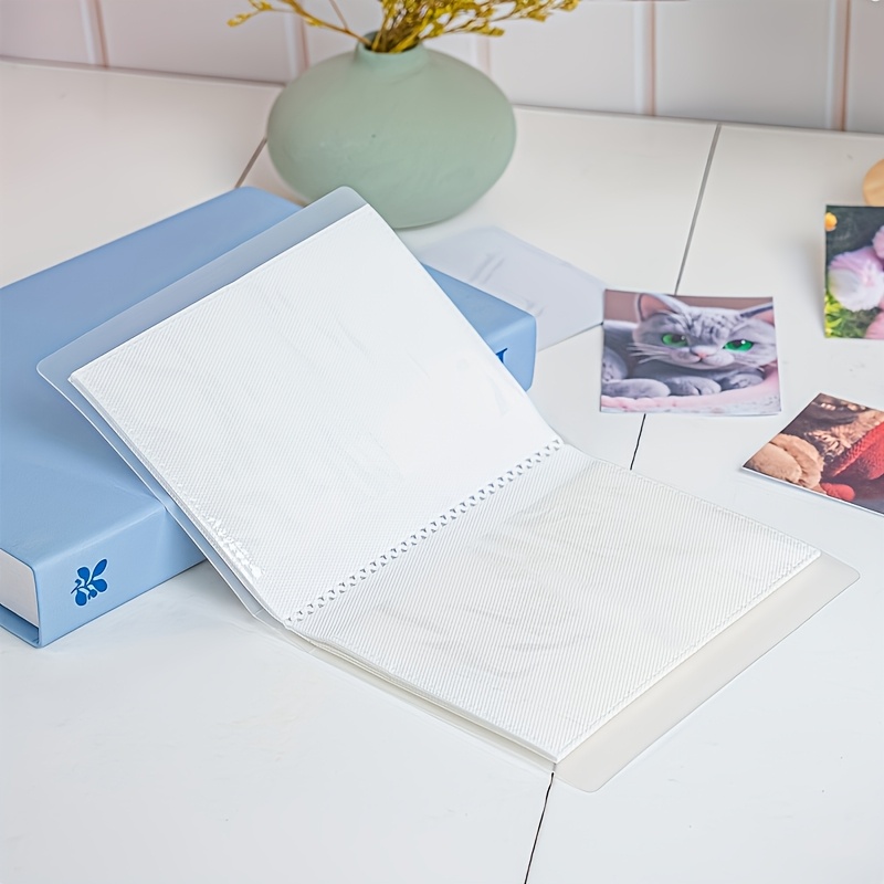 Image of This 5-inch Photo Album Features A Matte Cover, Holding 36 Photos (total 18 Pages). This Plastic Album Is Suitable For Scrapbooking, Showers, Weddings, And Event Decoration Scenes
