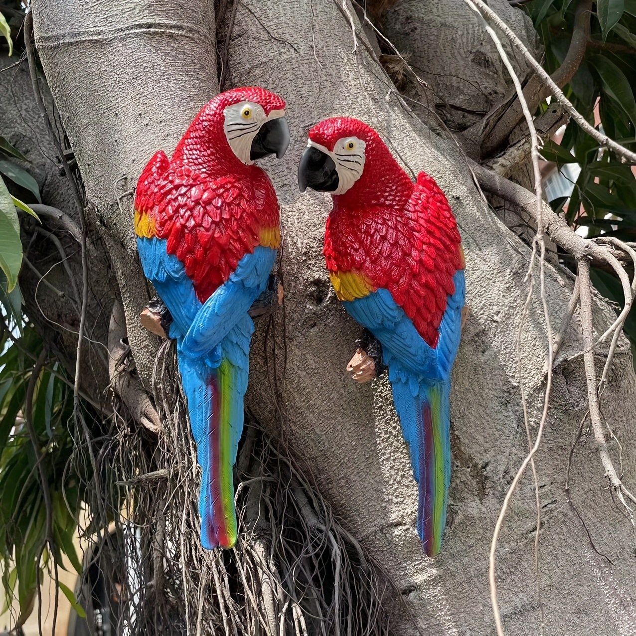 gesimuleerde wandgemonteerde papegaai muur gemonteerd Temu