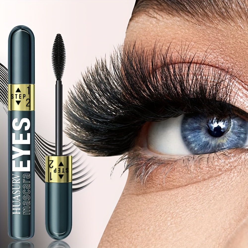 Image of [mother's Day Gift][holiday Gifts][gift For Girls][1pc]huasurv Mascara Natural Lengthening, Thick And Curling Mascara, Multi-effect Mascara, Not Easy To Smudge, Long-, Create Eye Makeup